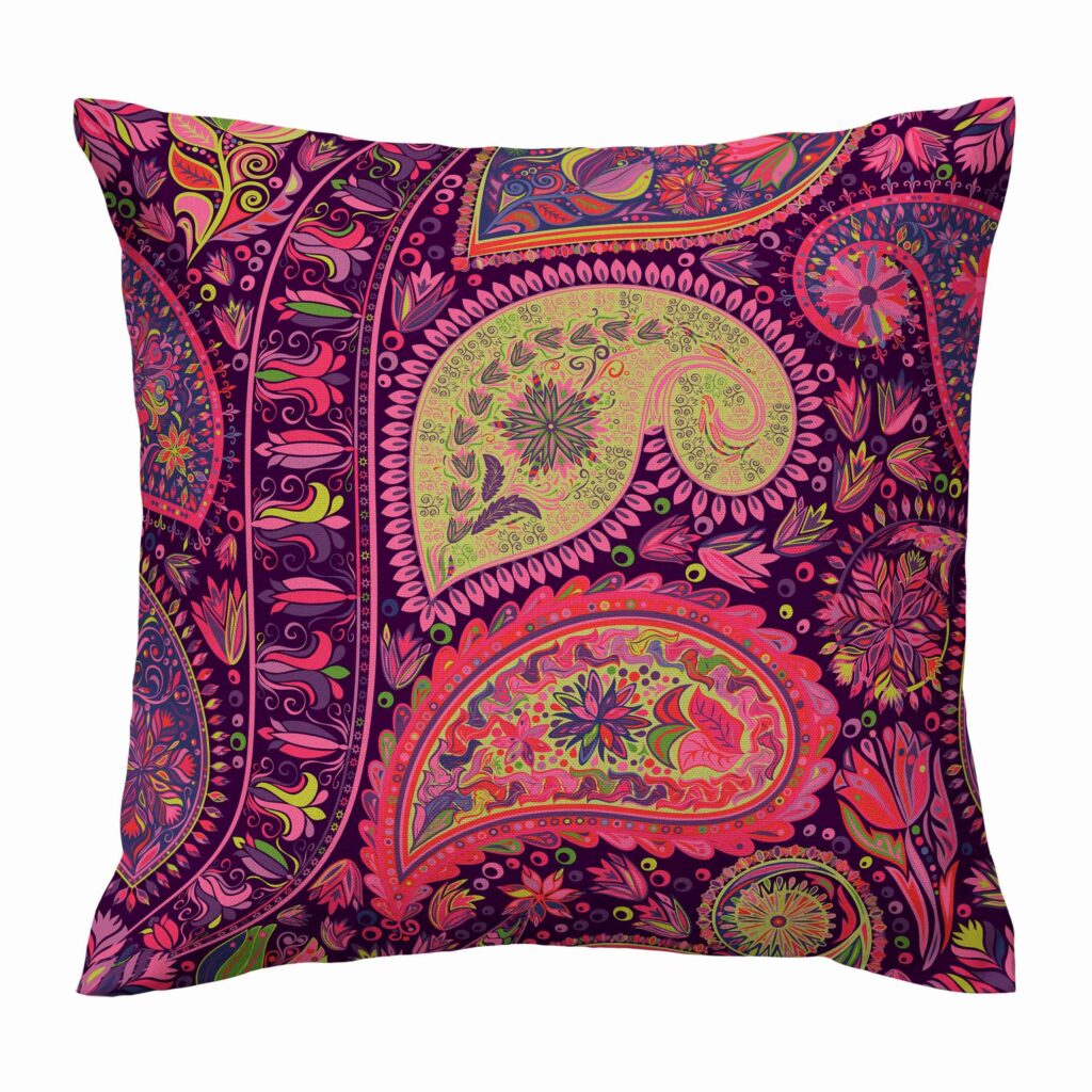 Housse de Coussin Époustouflante - Design Kashaneh Persan Imprimé