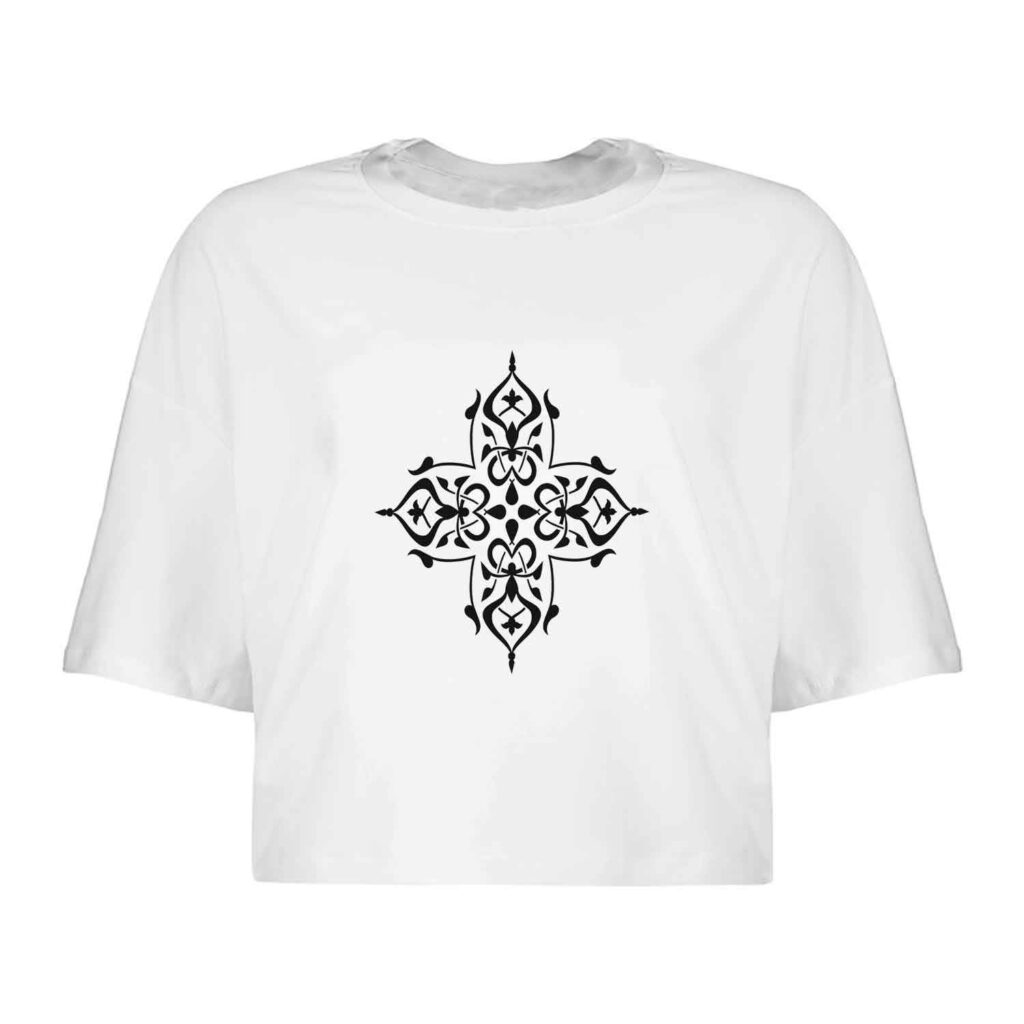 Top court à manches courtes pour femmes modèle Neda