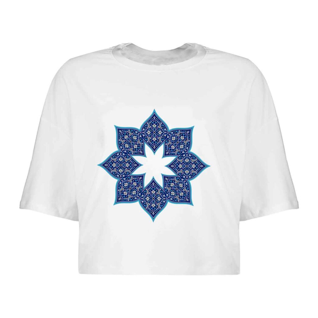 Top court à manches courtes pour femmes modèle Sima