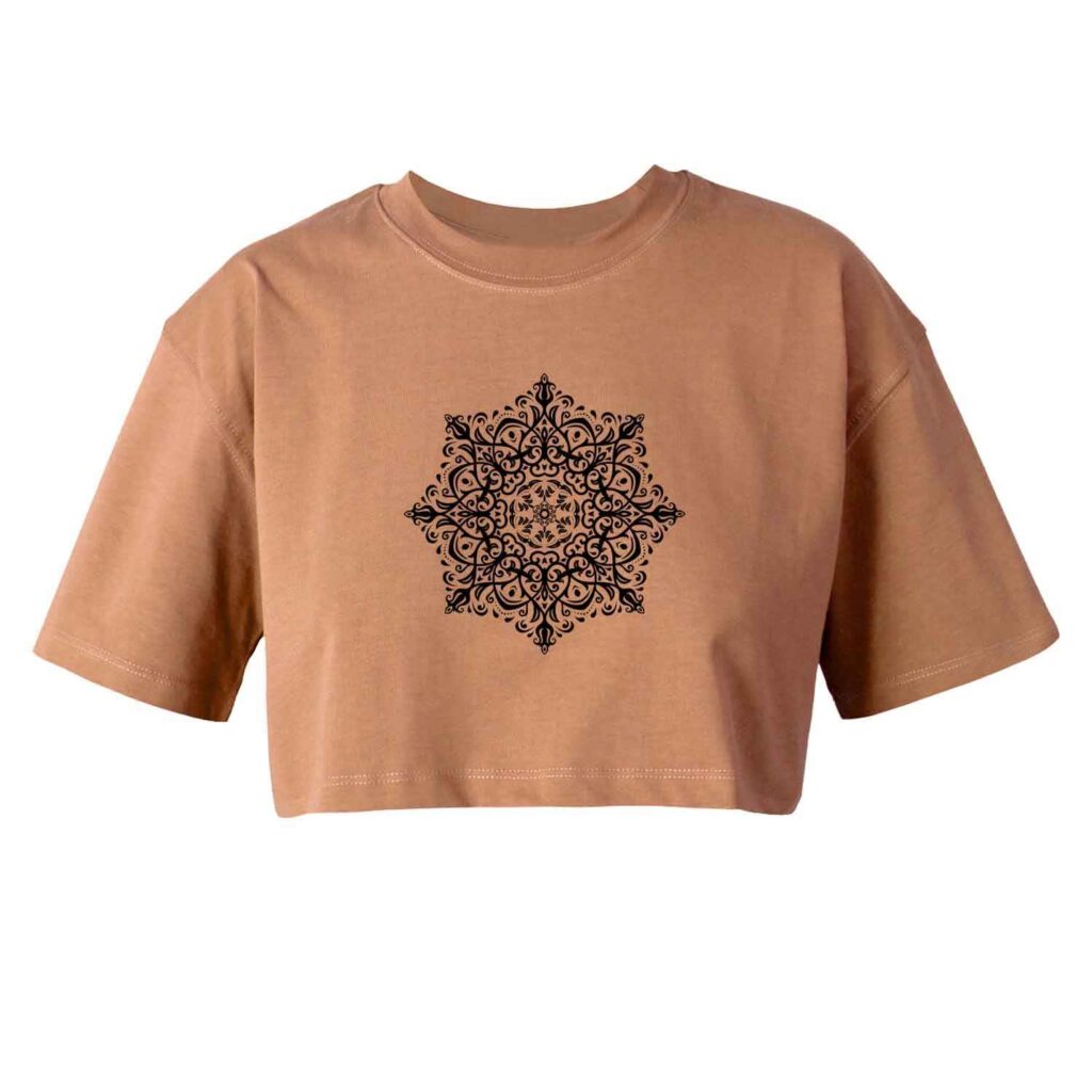 Top court à manches courtes pour femmes modèle Shiva