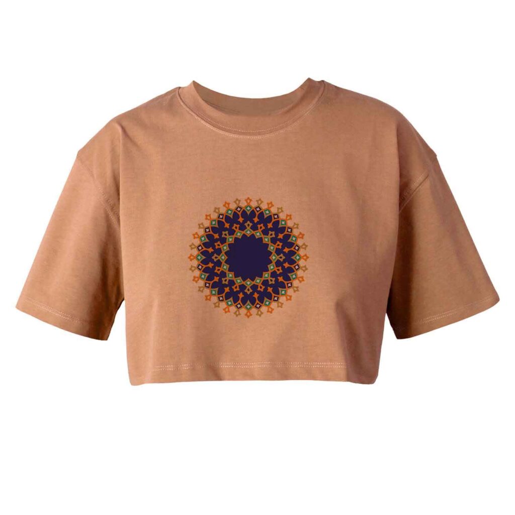 Top court à manches courtes pour femmes modèle Tiana