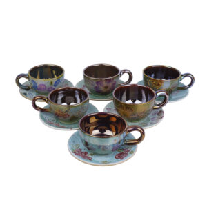 Ensemble de Tasses à Thé Persanes avec Soucoupe – Design Céramique Vida