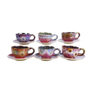 Ensemble de Tasses à Thé Persanes avec Soucoupe – Design Céramique Jordan