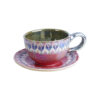 Ensemble de Tasses à Thé Persanes avec Soucoupe - Design Céramique Jordan