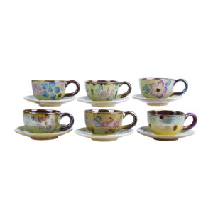 Ensemble de Tasses à Thé Persanes avec Soucoupe – Design Céramique Mitra