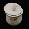Pot de stockage en céramique - Rangement élégant pour café, thé, et plus, Oiseaux et Fleurs