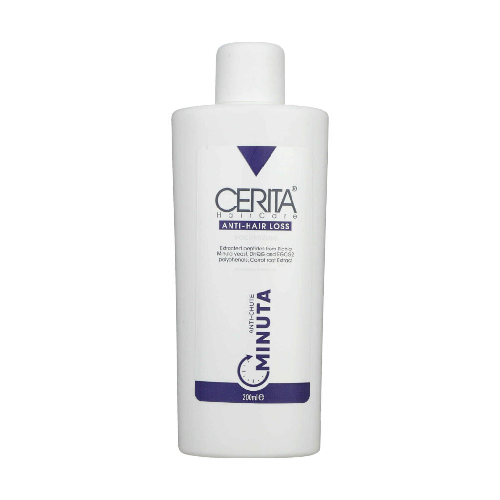 Shampooing Cerita Anti-chute Minuta pour cheveux secs - Renforce et hydrate (Pack de 2)