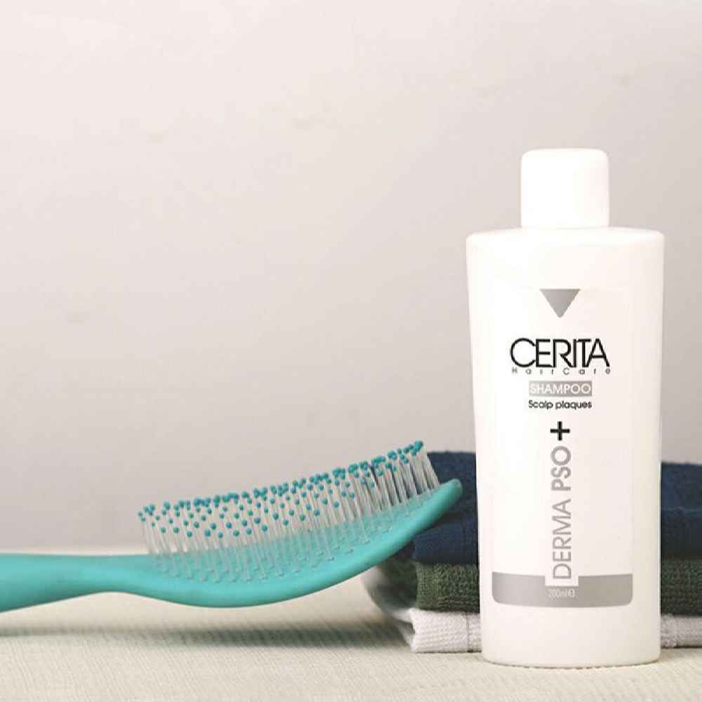 Cerita Derma PSO+ Shampooing pour Cuir Chevelu à Plaques – Soulage les Plaques & Démangeaisons (Pack de 2)