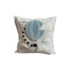 Housse de Coussin Punch Needle - Design Ballon Aria Brodé