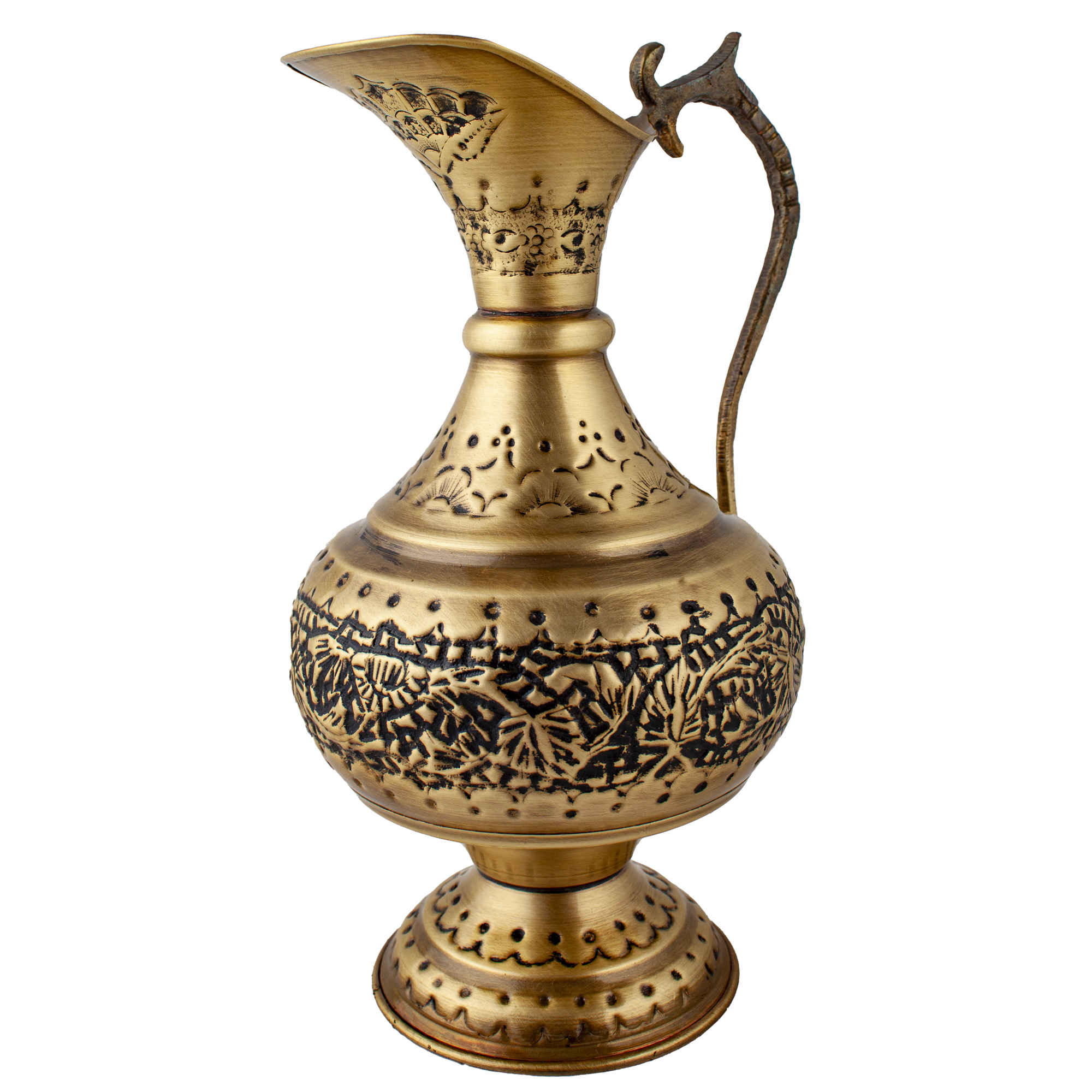 Samovar en laiton persan décoratif pour thé à charbon, motifs floraux