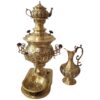 Samovar en laiton persan décoratif pour thé à charbon, 7 litres