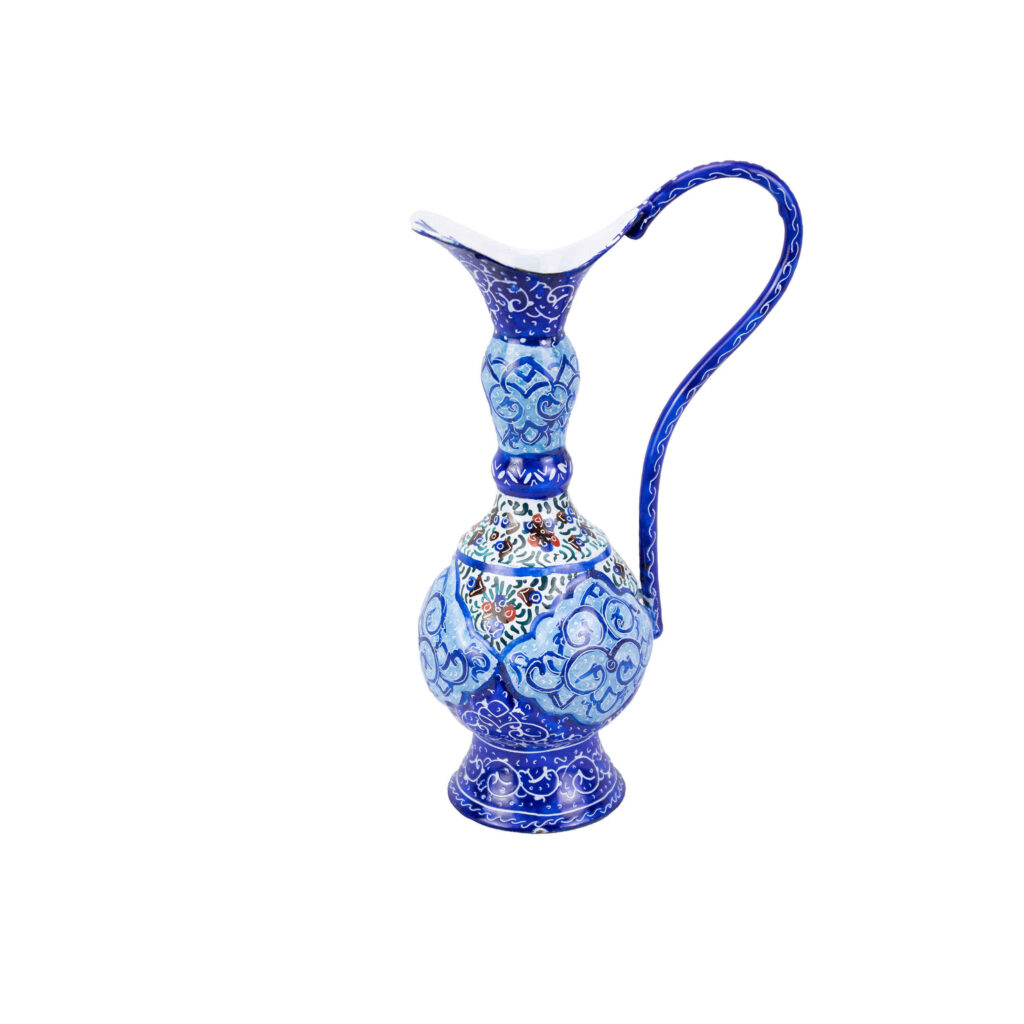 Pichet Décoratif Fait Main avec Émail Persan Minakari Derakhshan