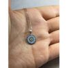 Collier en Argent Thème Œil Protecteur Cercle