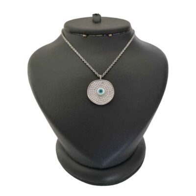Collier en Argent Thème Œil Protecteur "Hanieh"