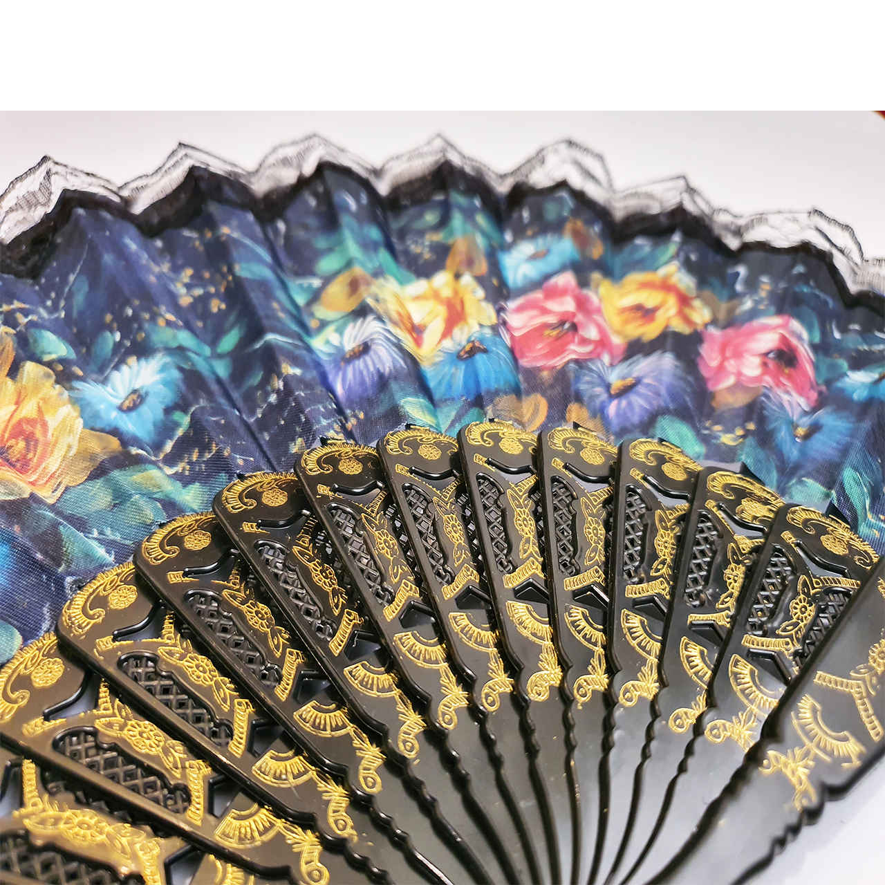 Éventail Floral Pliant & Portable Modèle Hadi