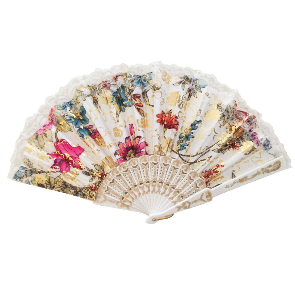 Éventail Floral Pliant & Portable Modèle Kiara