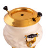 Samovar à gaz avec théière Design géométrique moderne Modèle Afrina 6 Litres
