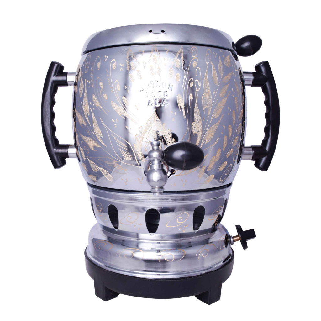 Samovar à gaz avec théière Modèle Apolon 6 Litres