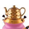 Samovar à gaz avec théière Design géométrique moderne Modèle Adasi 6 Litres