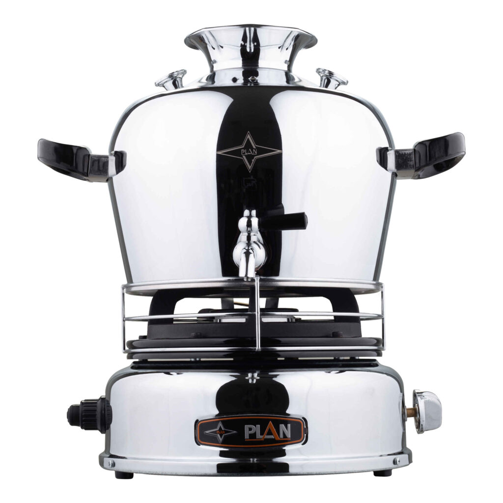 Samovar à gaz avec théière Design moderne 6 Litres