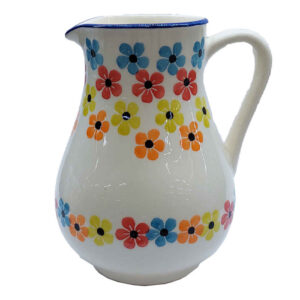 Pichet en Poterie Fait Main Blanc Golbarg