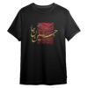 T-shirt islamique pour musulmans noir Calligraphie Hussain Jan
