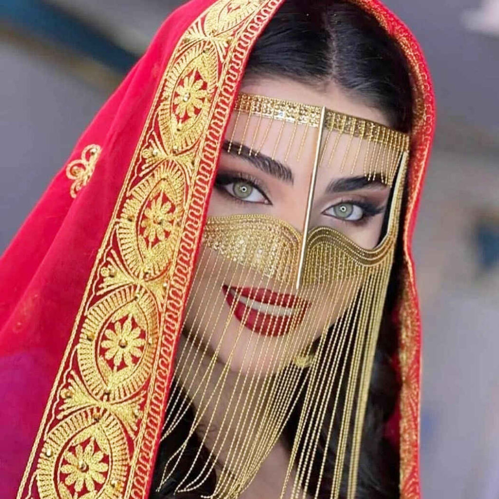 Burqa Omanienne Fait à la Main - Burqa du Golfe Édition Spéciale