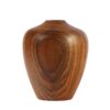 Vases décoratifs en bois faits main, en bois massif naturel, style minimaliste Tania.