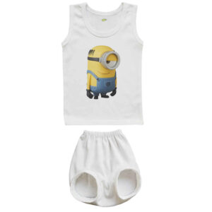Ensemble Débardeur et Short Minions pour Nouveau-né – Garçons et Filles