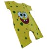 Newborn Short Sleeves Onesie & Hat Set Model SpongeBob