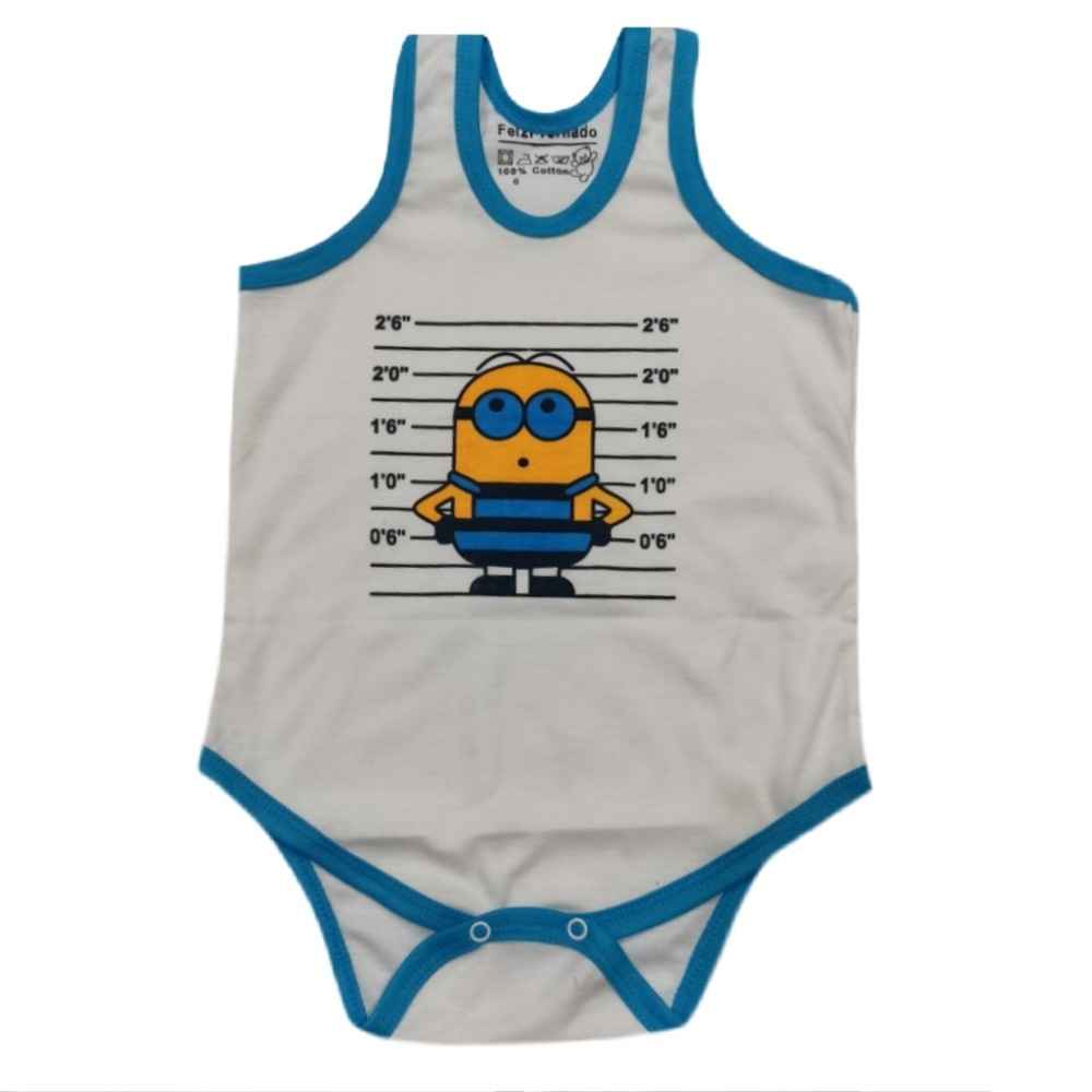 Body sans manches pour nouveau-né avec design Minions
