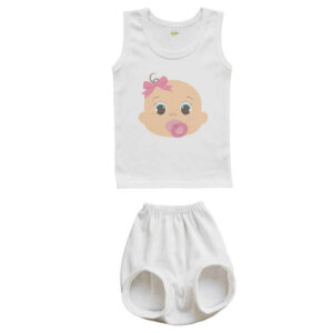Ensemble Débardeur et Short pour Nouveau-né – Modèle Petite Fille