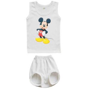 Ensemble Débardeur et Short pour Nouveau-né – Modèle Mickey Mouse