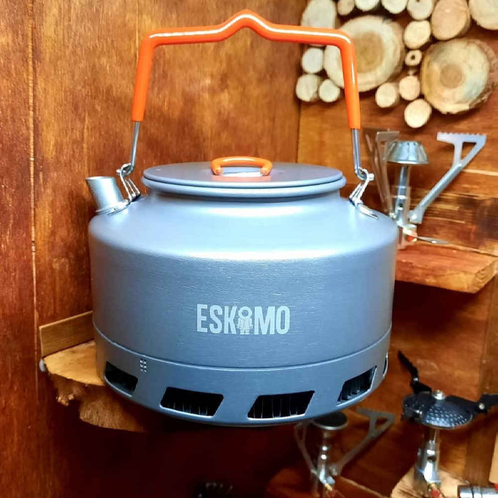 Bouilloire Légère pour Camping Modèle Skimo – Idéale pour les Feux de Camp