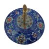 Porte-stylo en cuivre persan pour bureau - Émaillage Minakari floral