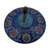 Porte-stylo en cuivre persan pour bureau - Émaillage Minakari floral