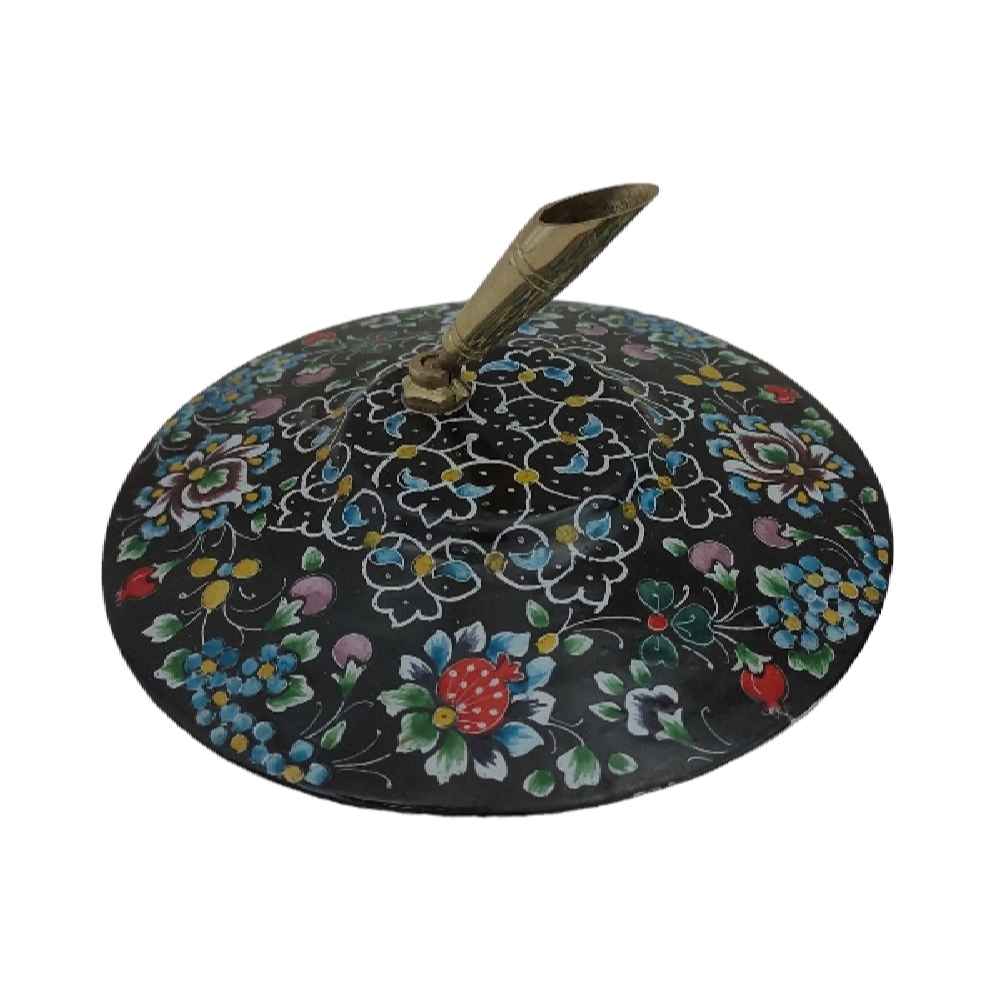 Porte-stylo en cuivre persan pour bureau - Émaillage Minakari