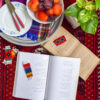 Marque-page inspiré des kilims persans – Modèle Norin