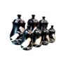Pot de stockage en porcelaine - Rangement élégant pour café, thé, et plus, Oiseau (7x)