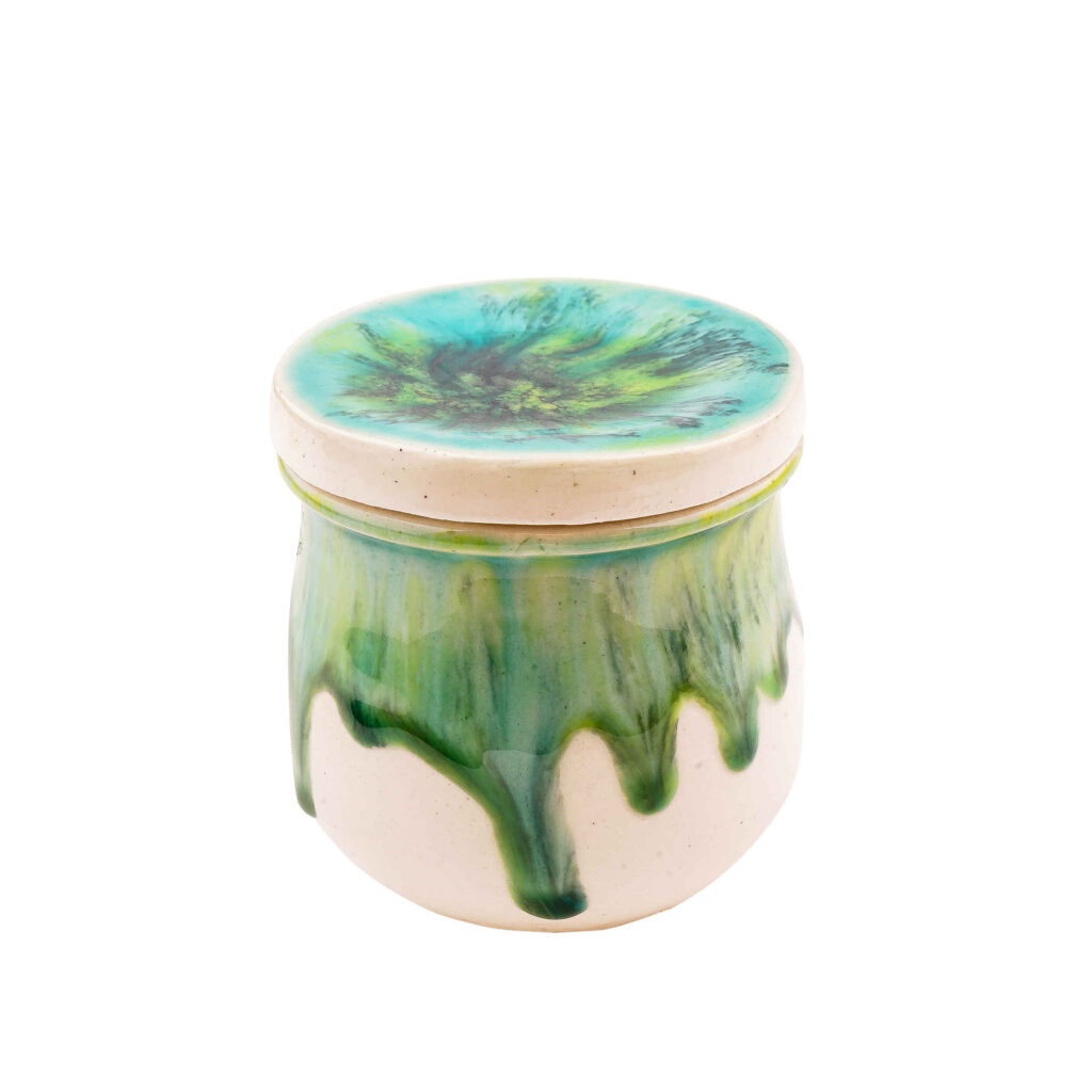 Pot de stockage en céramique - Rangement élégant pour café, thé, et plus, Mozafar