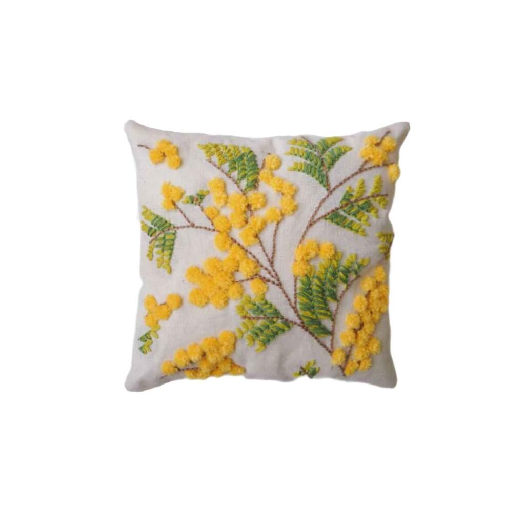 Housse de Coussin Punch Needle - Design Paradis Brodé