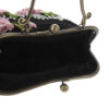 Pochette à broderie en ruban - Velours avec design Sara