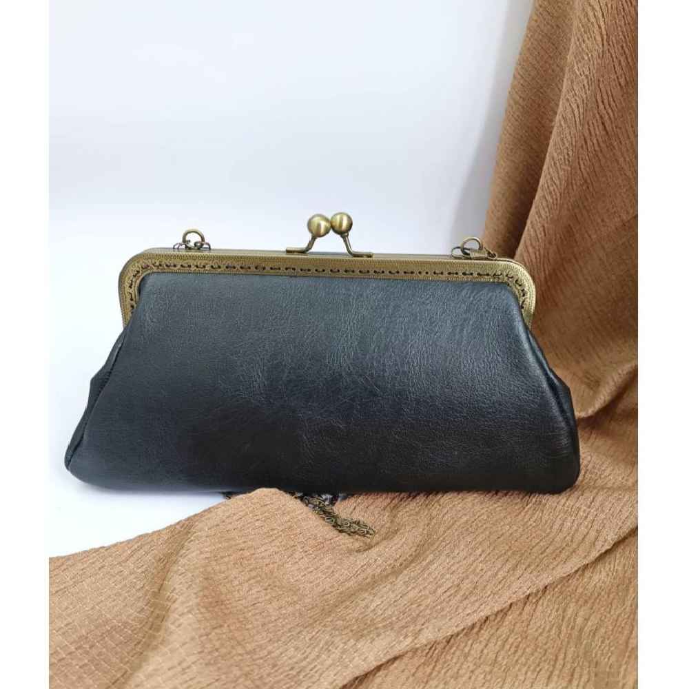 Pochette à broderie en ruban – Velours avec design Niaz