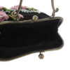 Pochette en broderie de ruban - Velours avec design Nasrin