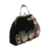 Pochette en broderie de ruban - Velours avec design Nasrin