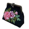 Pochette à broderie en ruban - Velours avec design Navazesh