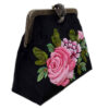 Pochette à broderie en ruban - Velours avec design Navazesh