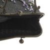 Pochette à broderie en ruban - Velours avec design Reyhan