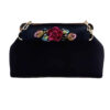 Pochette à broderie en ruban - Velours avec design Samira