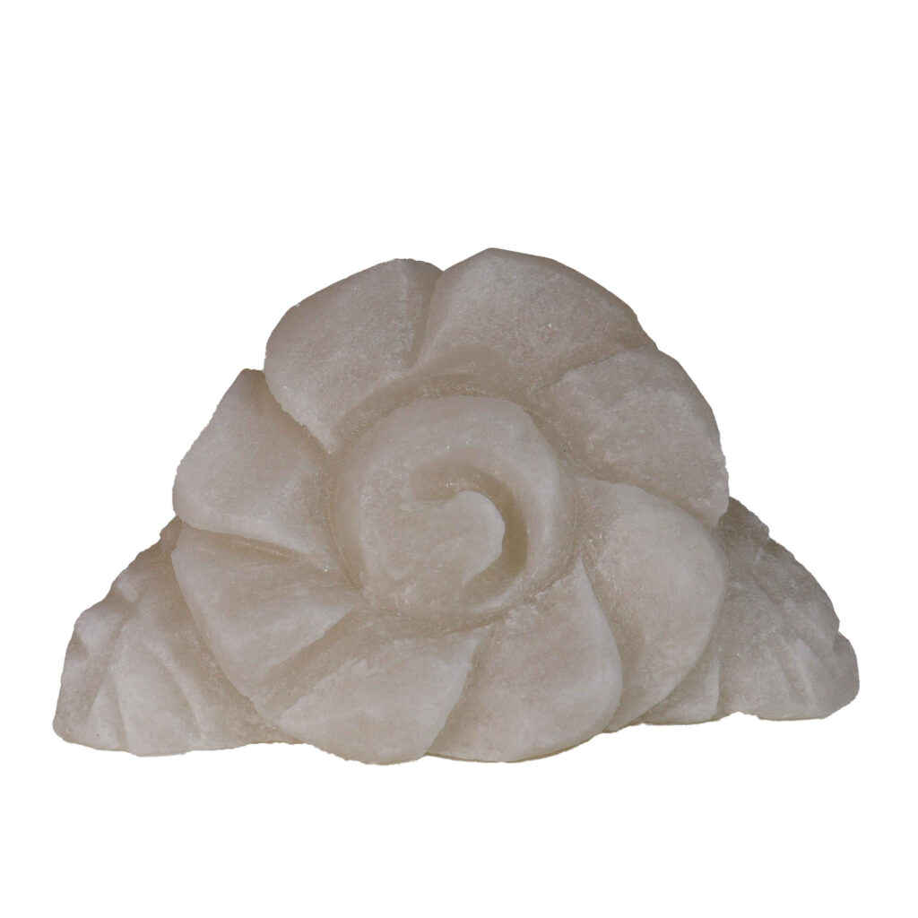 Lampe de sel persan fleur – design Royal fait main